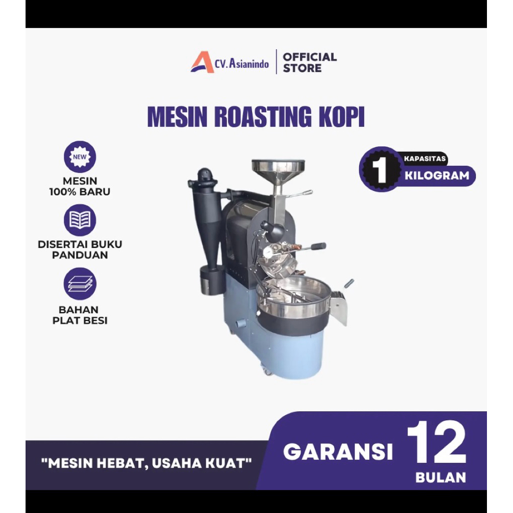 mesin roasting kopi kapasitas 1kg
