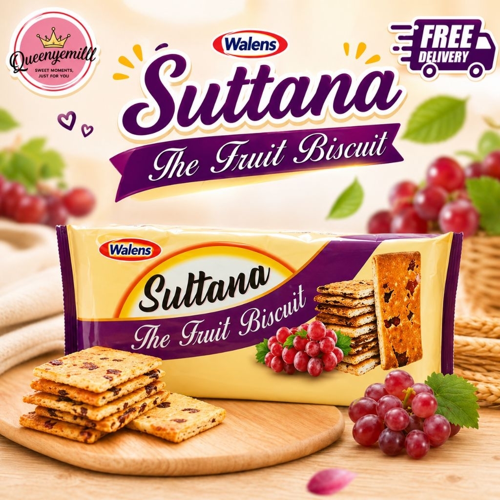 Sultana Khong Guan Biscuit 160Gr / Biskuit Sultana