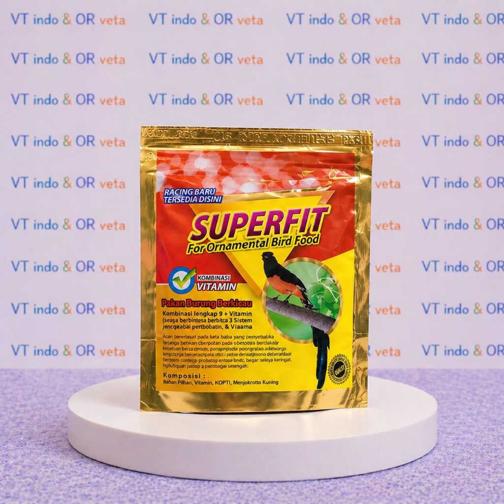 SUPERFIT GOLD PAKAN PUR VOER HIGH PROTEIN UNTUK BURUNG LOMBA