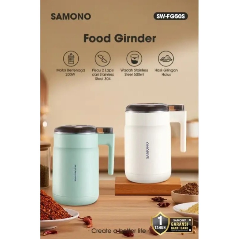 GILINGAN COFFE SAMONO SW-FG505 BEIGE/GREEN