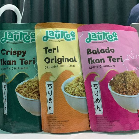 Paket Hemat Snack Ikan Lengkap | Crispy Ikan Teri + Balado Teri + Kripik Ikan Kalapan Renyah Gurih