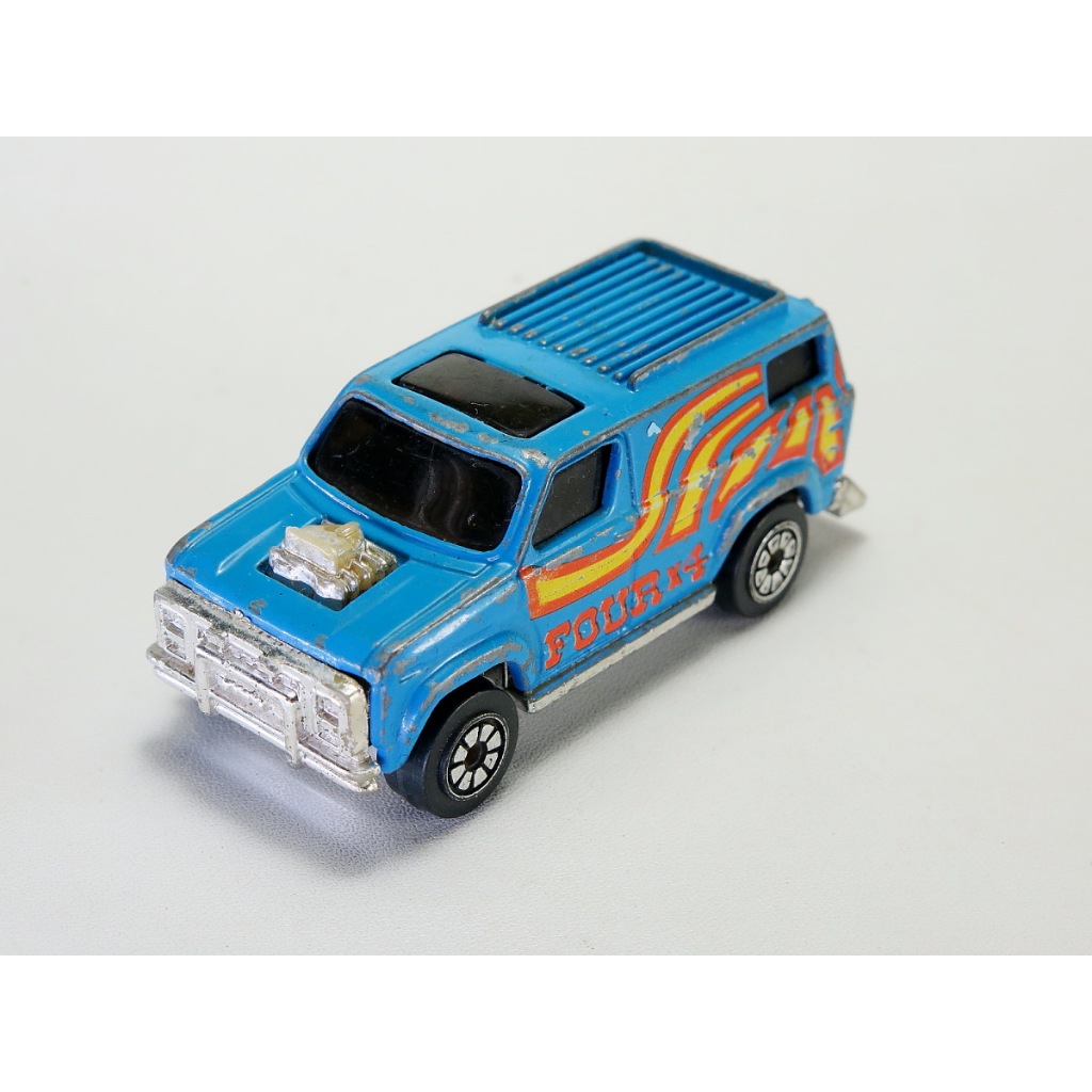 Kenner Fast 111s loose Four x 4 Van - biru made in Hong Kong
