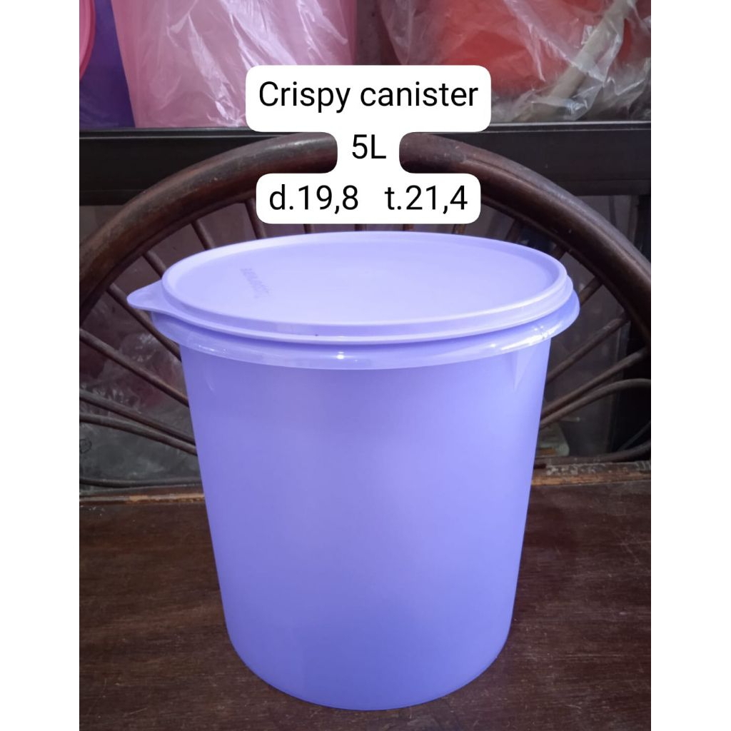 Toples tanggung,Crispy canister 5L by tupperware