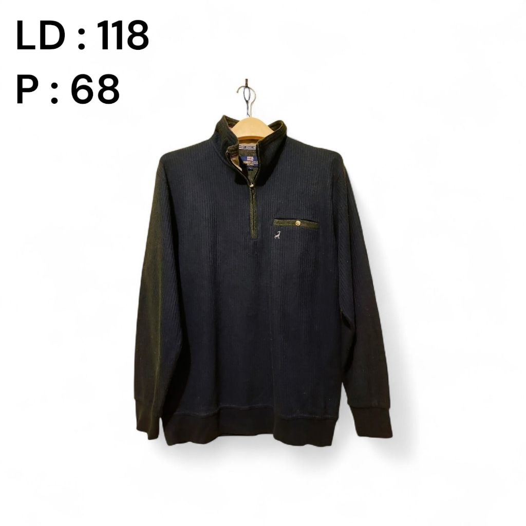 jaket half zipper unisex murah