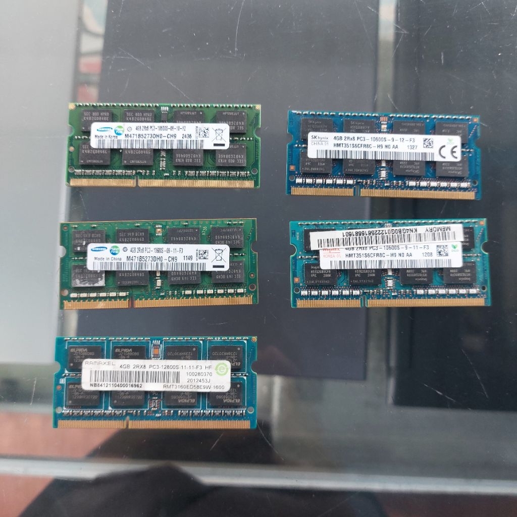RAM DDR3 4GB SODIMM BEKAS COPOTAN NORMAL