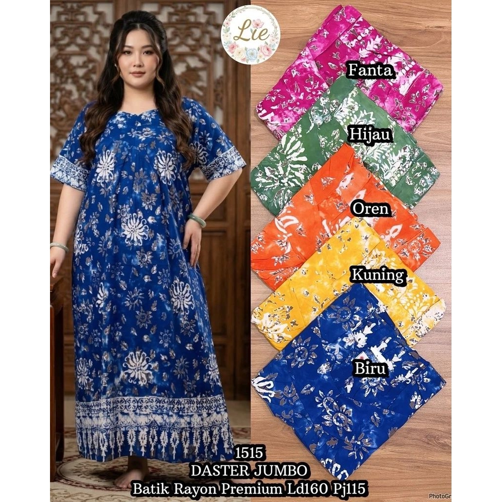 1515 - 1518 daster batik ukuran jumbo besar LD160