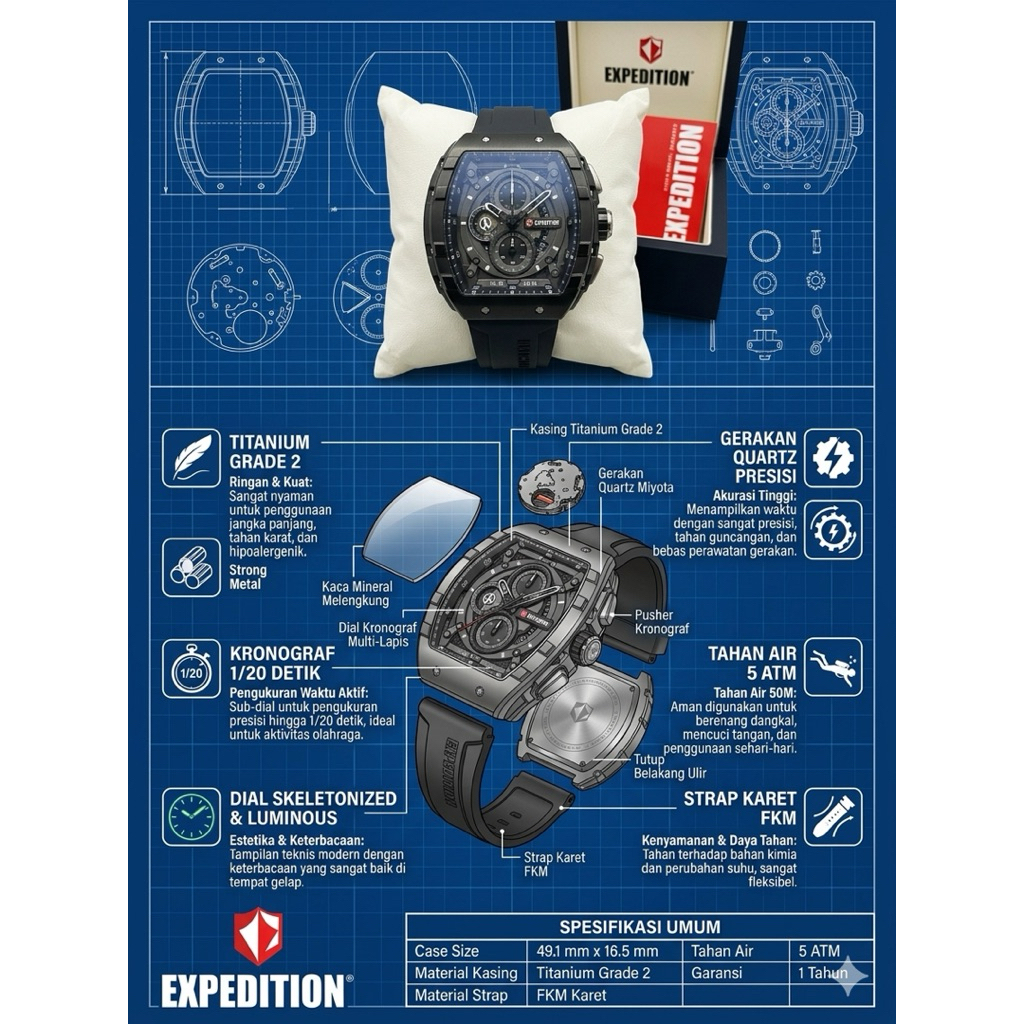 Jam Expedition E6782MC Titanium