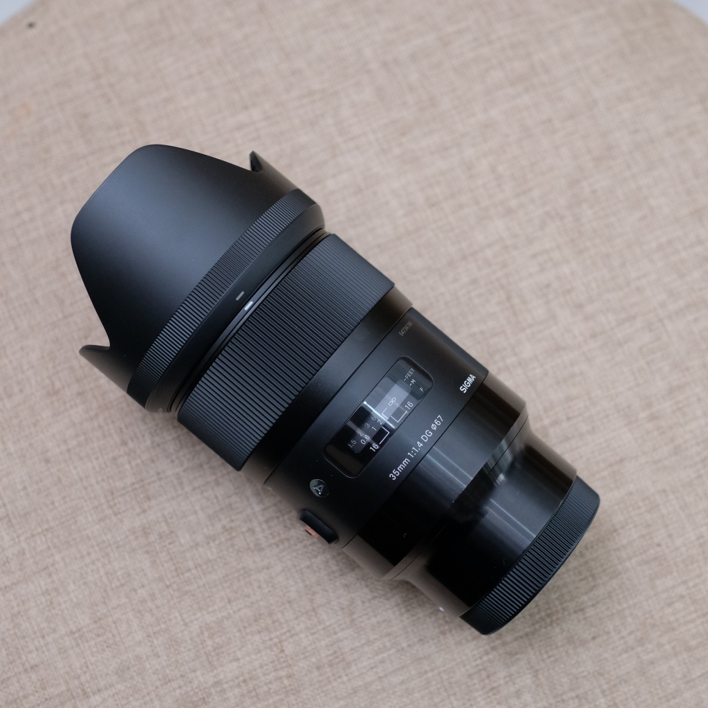 LENSA SIGMA ART FE 35mm F1.4 DG FOR SONY A7 A7II A7III A7 IV A7R A7S A6000 A6400 DLL SECOND CONDITIO
