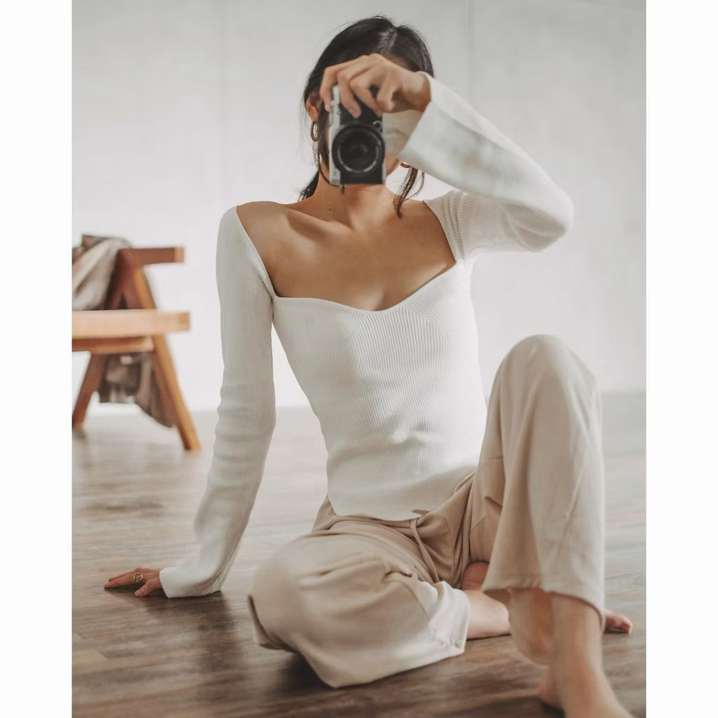 ANAIN Casia Top white preloved