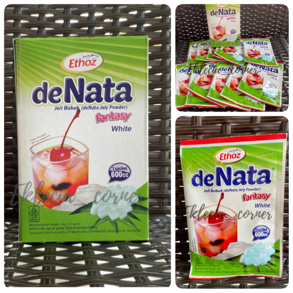 Ethoz de Nata Jeli Bubuk / de Nata Jely Powder / Denata Jelly Bubuk 1box 12pc @10gr
