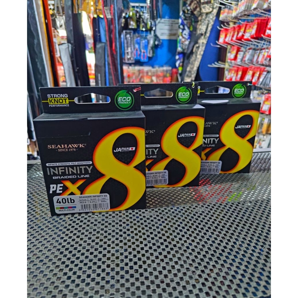 Pe. Seahawk Ocean infinity Braide Line X8 Panjang 500M