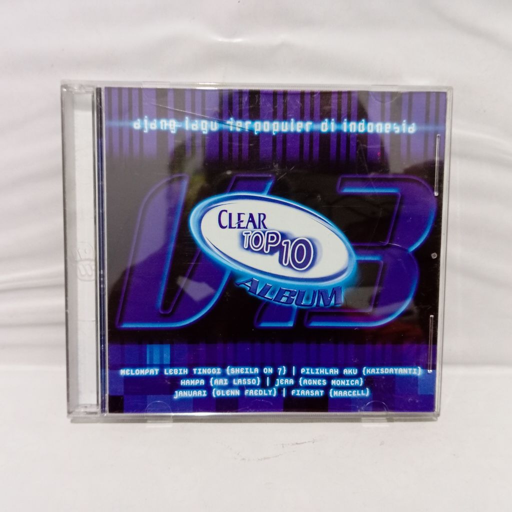 CD Clear Top 10 Album - Sheila On 7 Ari Lasso Agnes Monica VA
