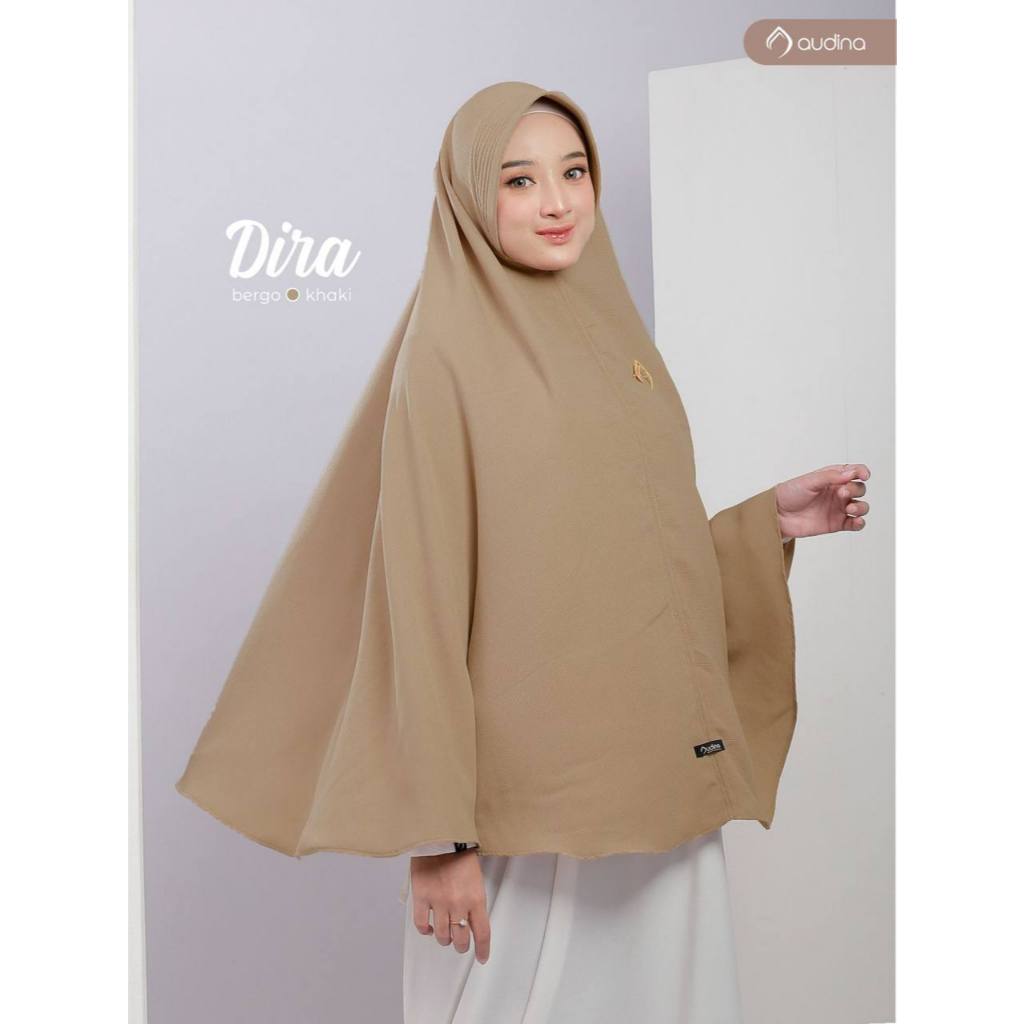 Khimar Jumbo Dira hijab ORI Audina Indonesia  jilbab instan pet mini antem syari daily bergo jumbo