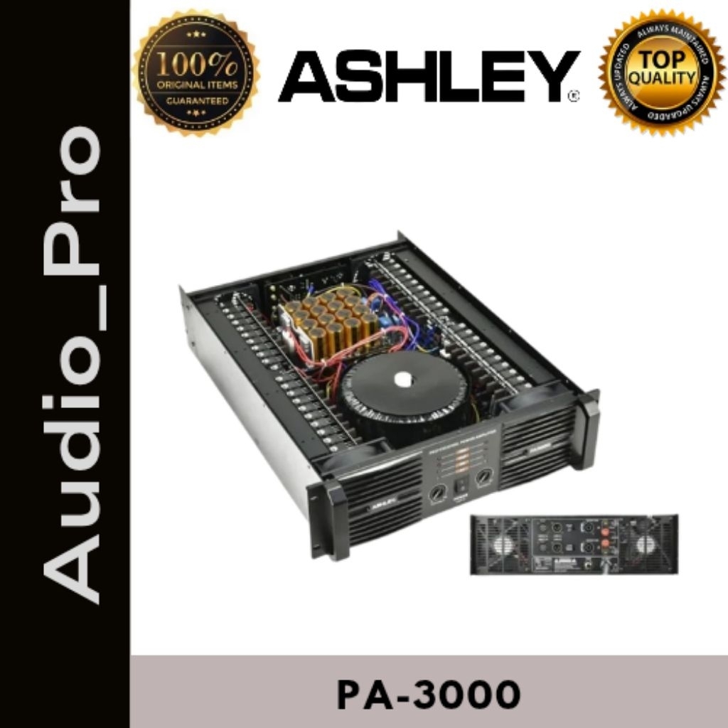 POWER AMPLIFIER ASHLEY PA3000 / PA 3000 / PA-3000 ORIGINAL