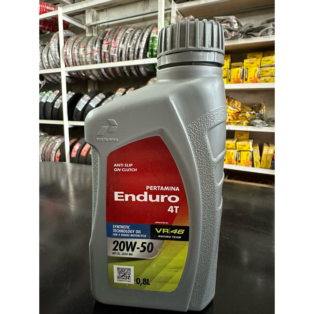 OLI PERTAMINA ENDURO RACING 4T SAE 20W-50  0.8L ORIGINAL