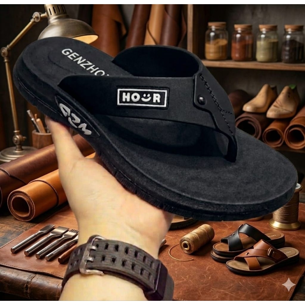 sandal karet pria sandal distro jepit populer