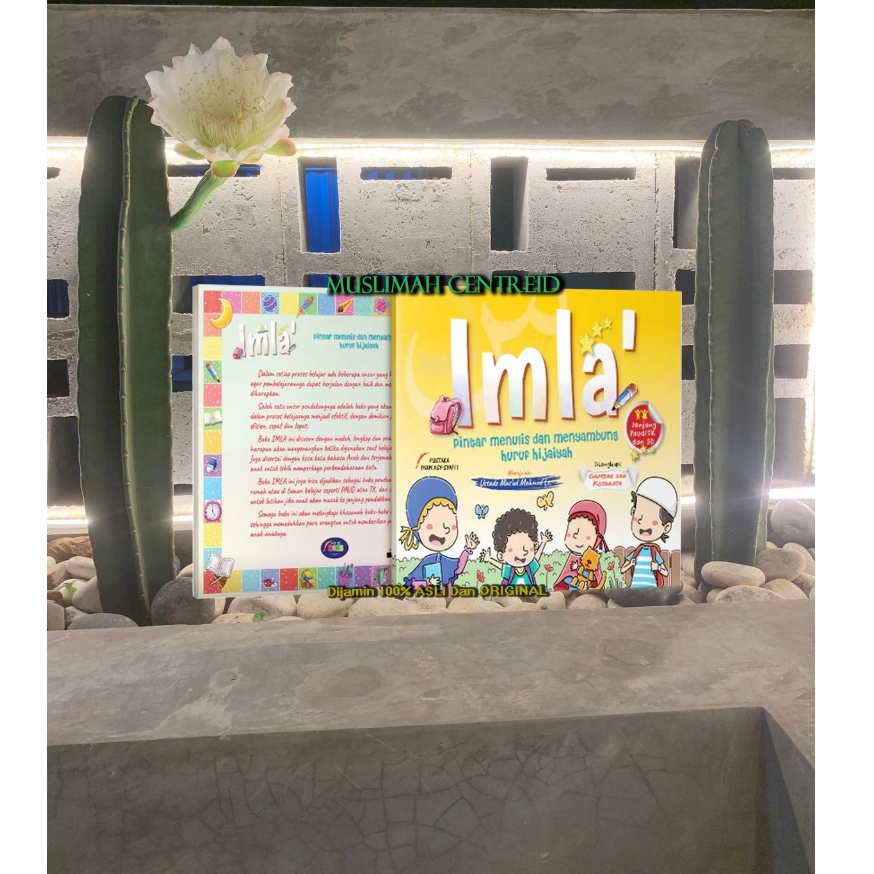 PUSTAKA IMAM SYAFII | BUKU ANAK IMLA Pintar Menulis & Menyambung Huruf Hijaiyah Di Lengkapi Gambar d