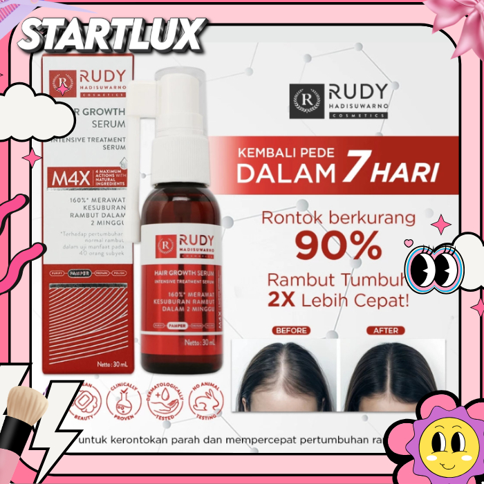 Rudy Hadisuwarno Hair Growth Serum 30ml Anti-Rontok