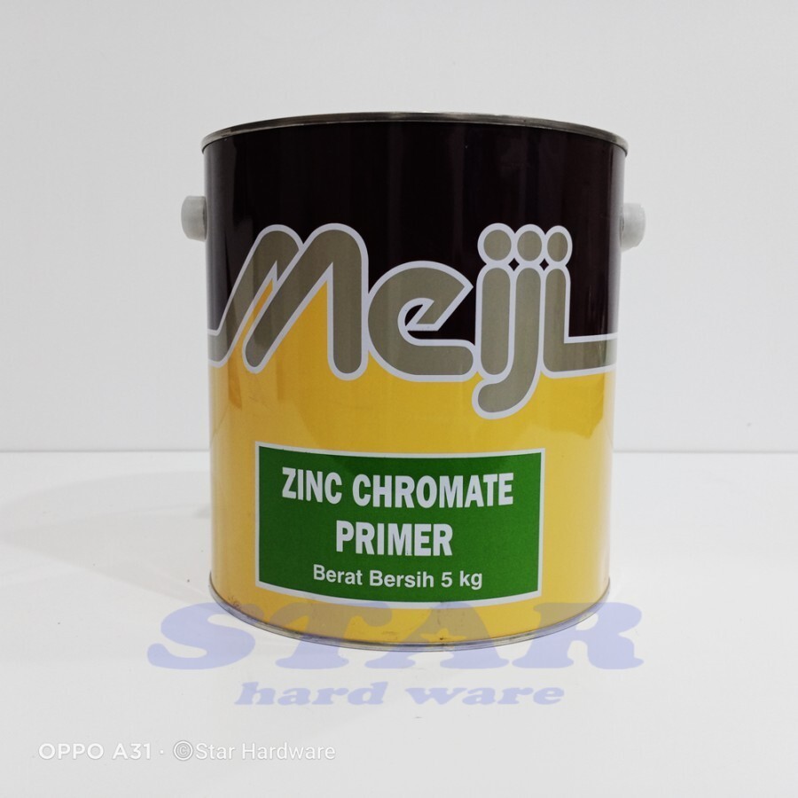 MEIJI Meni Besi Zinc Chromate Galon 5 Kg / Cat Dasar Besi Primer