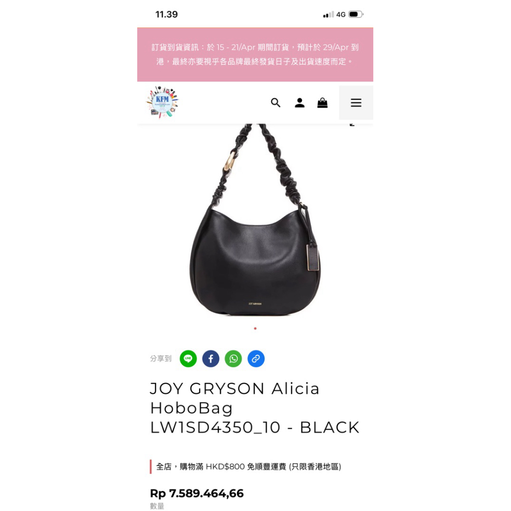 hobo bag joy Gryson