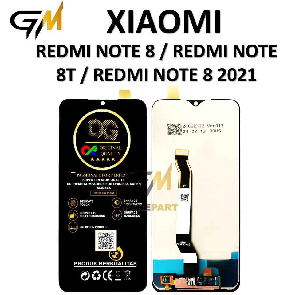 LCD TOUCSCREEN XIAOMI REDMI NOTE 8 / REDMI NOTE 8T / REDMI NOTE 8 2021 ORIGINAL FULLSET