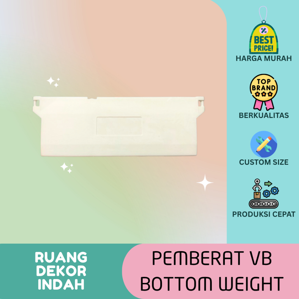Pemberat Vertical Blind / Bottom Weight / Asesoris Vertical Blind Merk Sharp Point