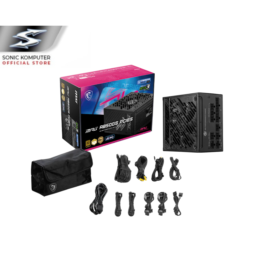 MSI MPG A850GS 850W - PCIE5 80+ Gold Full Modular
