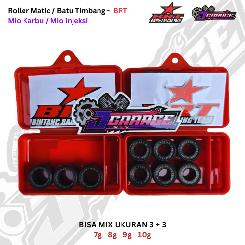 Roller Mio BRT - Bisa Mix Ukuran - isi 3 / isi 6 - Mio Karbu / Mio Injeksi - Mio Smile - Mio Sporty 