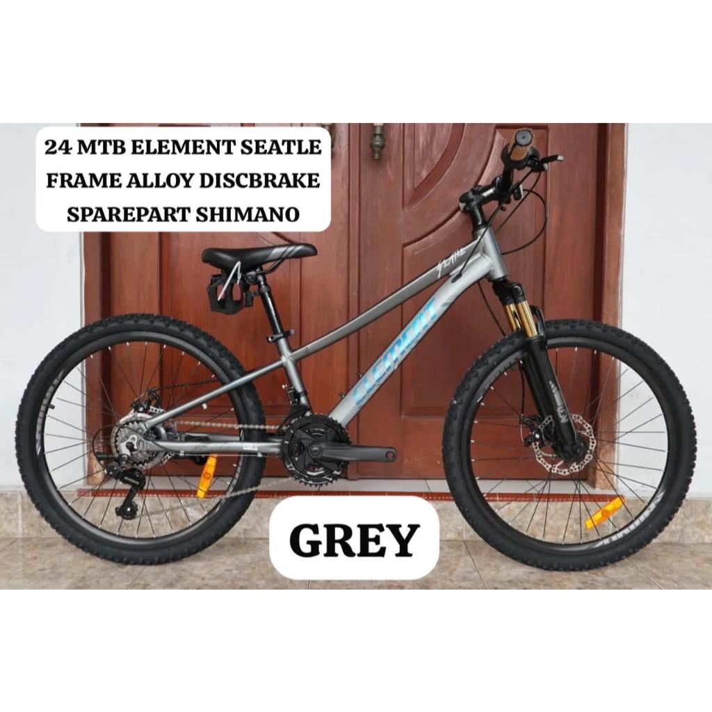 (BATAM) Sepeda MTB 24 Element Seatle Alloy Shimano 21Speed