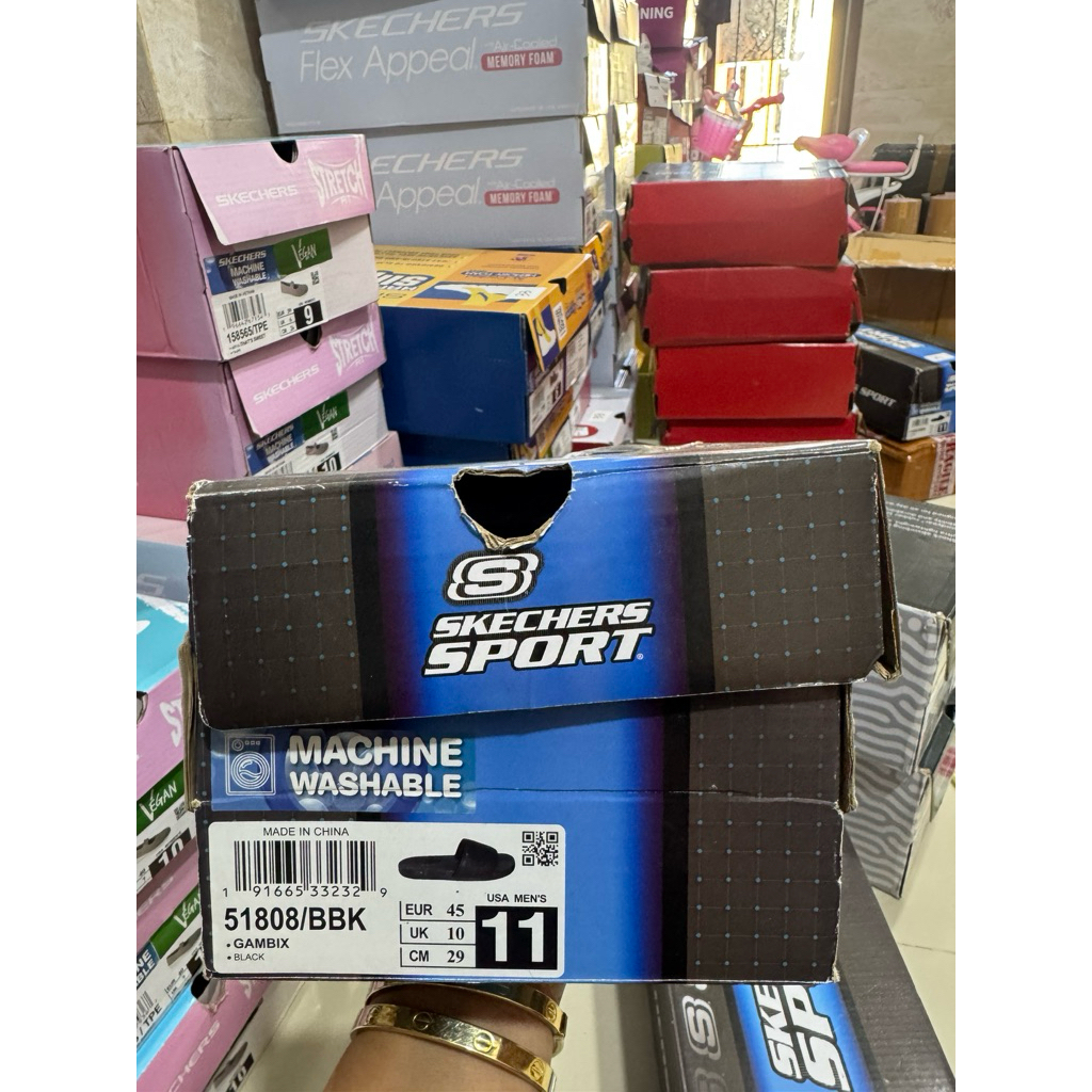 Skechers GAMBIX Sandal Pria 51808/BBK Original