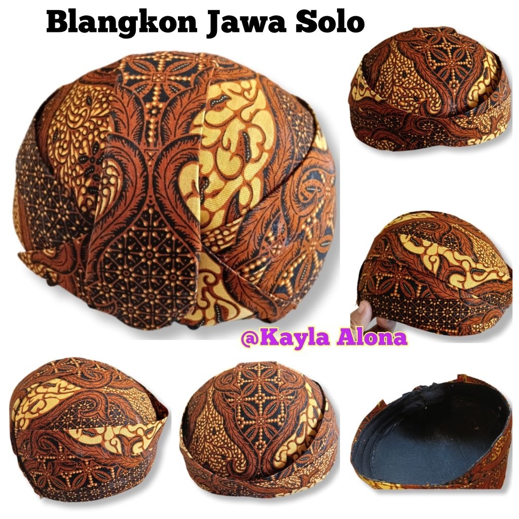 Blangkon Solo Jebeh Batik | Blangkon Solo | Blangkon Dewasa | Blangkon Anak