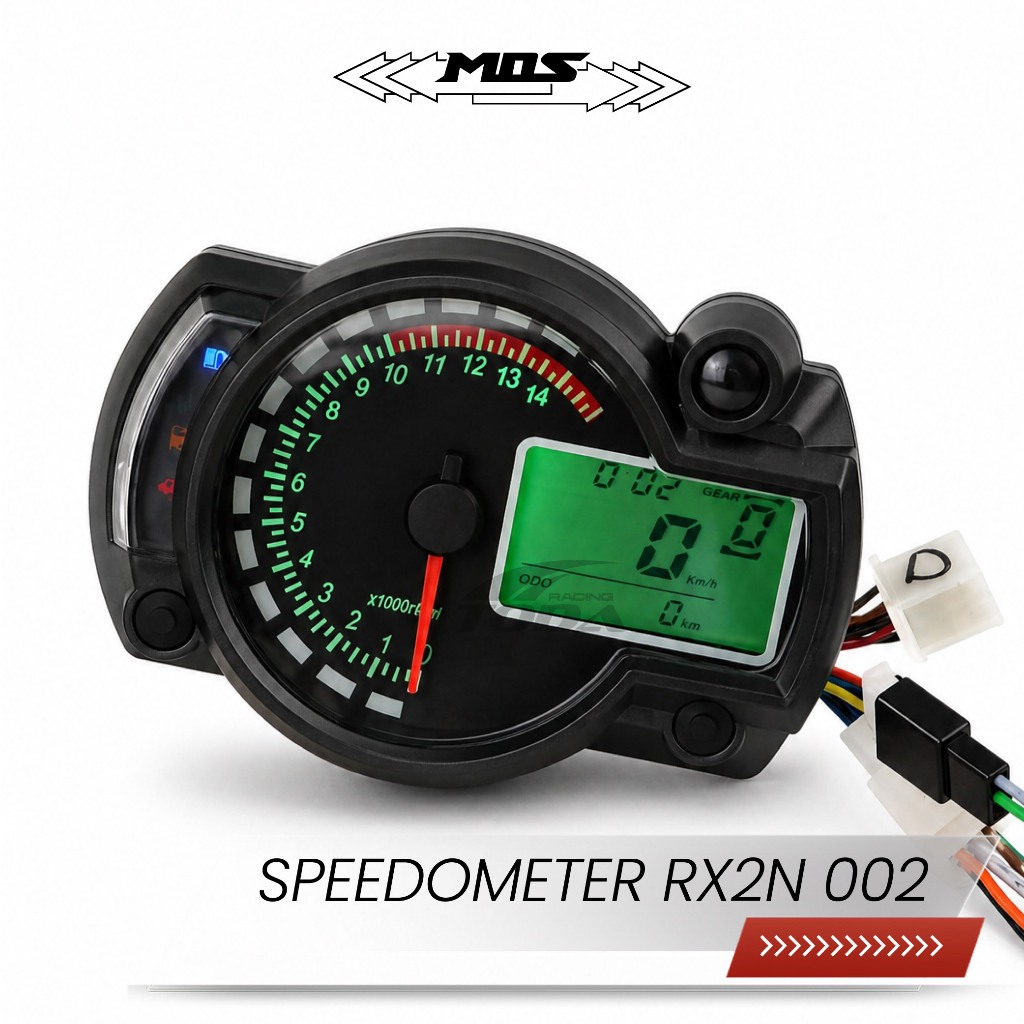 MOZ SPEEDOMETER DIGITAL RX2N 002/SPIDOMETER KOSO MOS RX2N