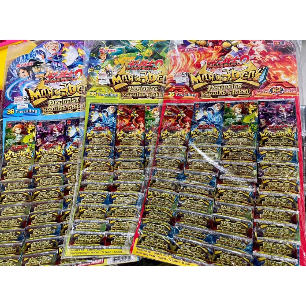 Puzzle kartu 3D dragon warrior