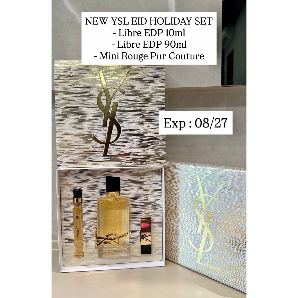 [PREMIUM SET] YSL EID HOLIDAY SET - LIBRE EDP & ROUGE PUR COUTURE