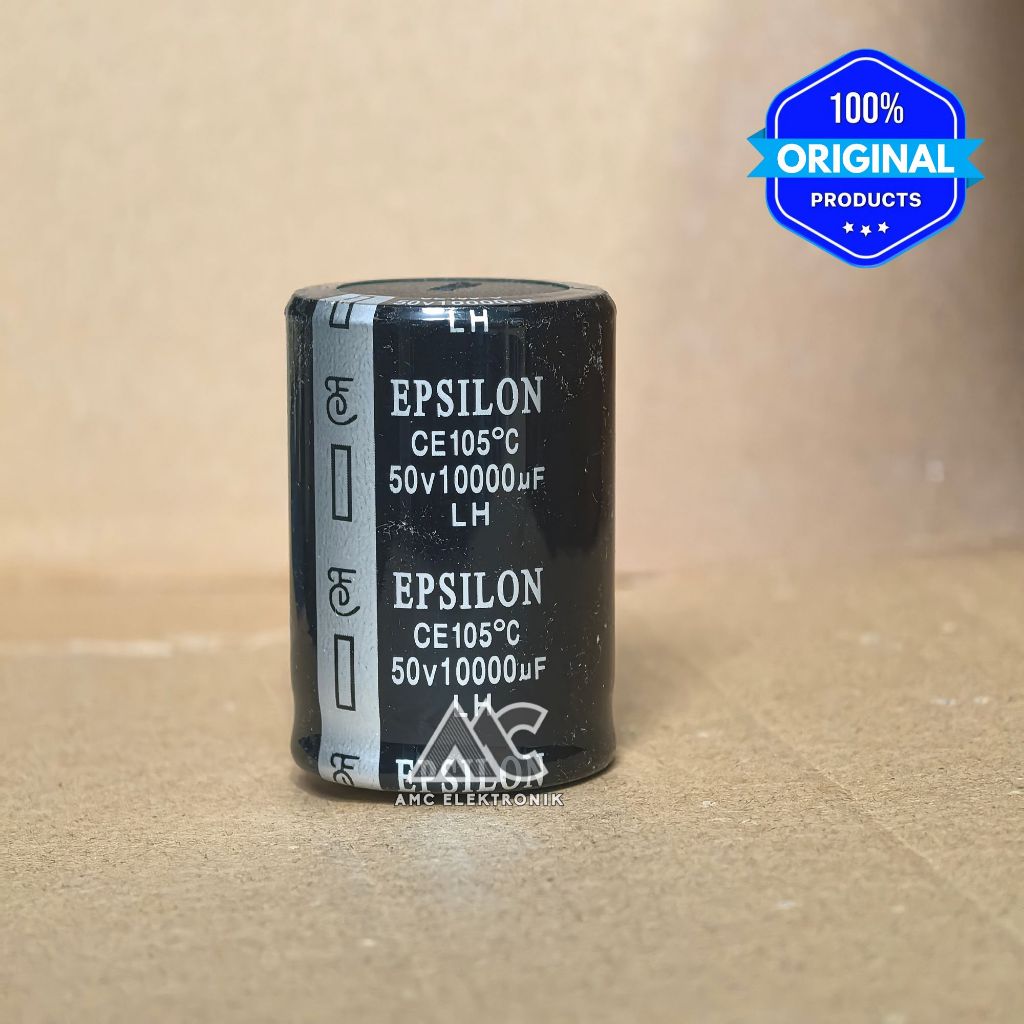 ELCO 50v 10000uf EPSILON LH ELKO 50v 10000uf ORI