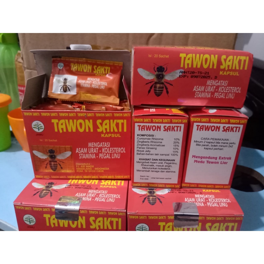 kapsul jamu tawonSAKTI isi 20