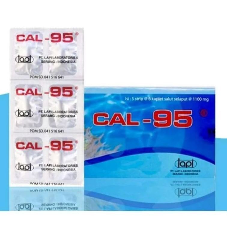 CAL 95 VITAMIN TULANG PER STRIP / Obat Osteoporosis