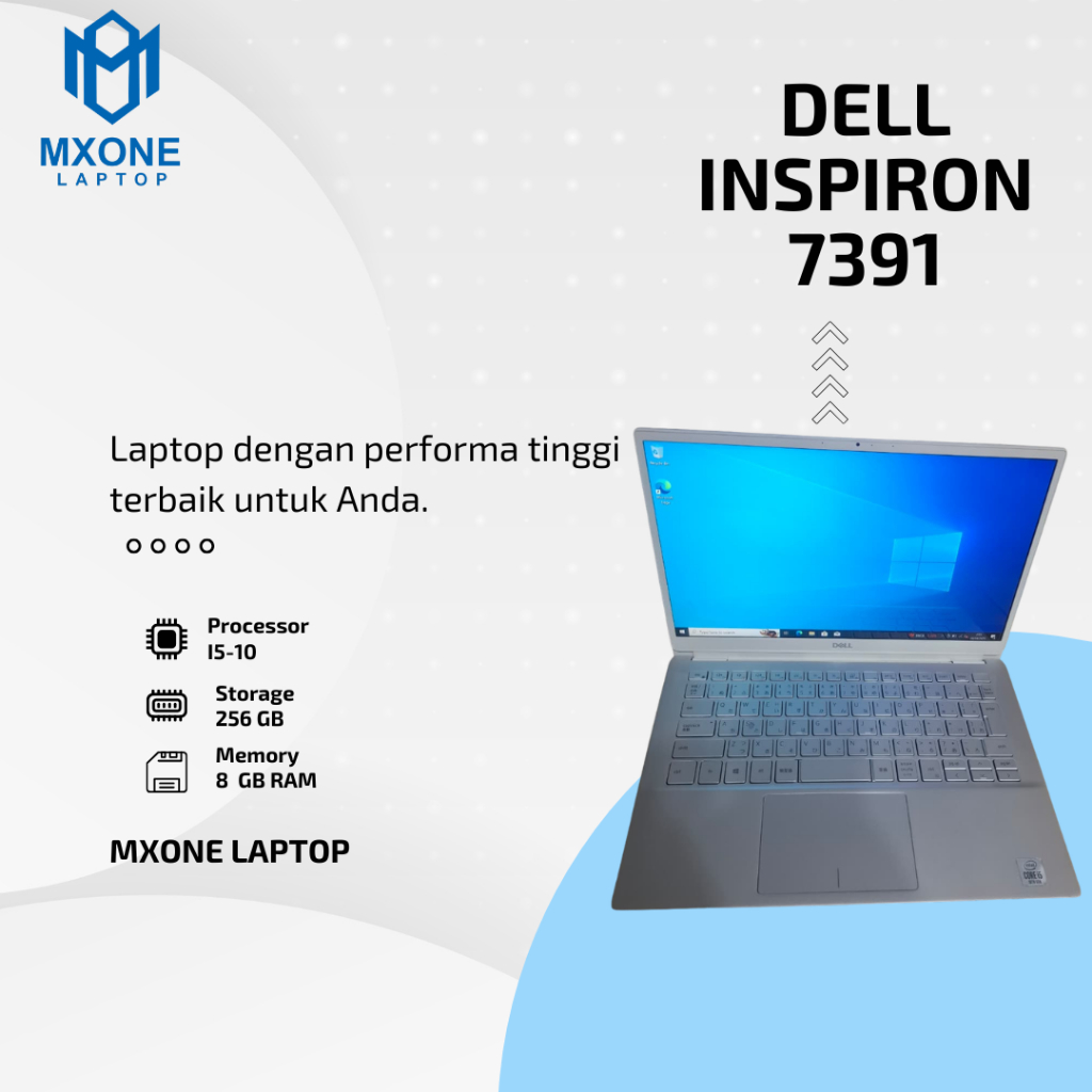 Laptop Second Dell Inspiron 7391 Core i5 Gen 10