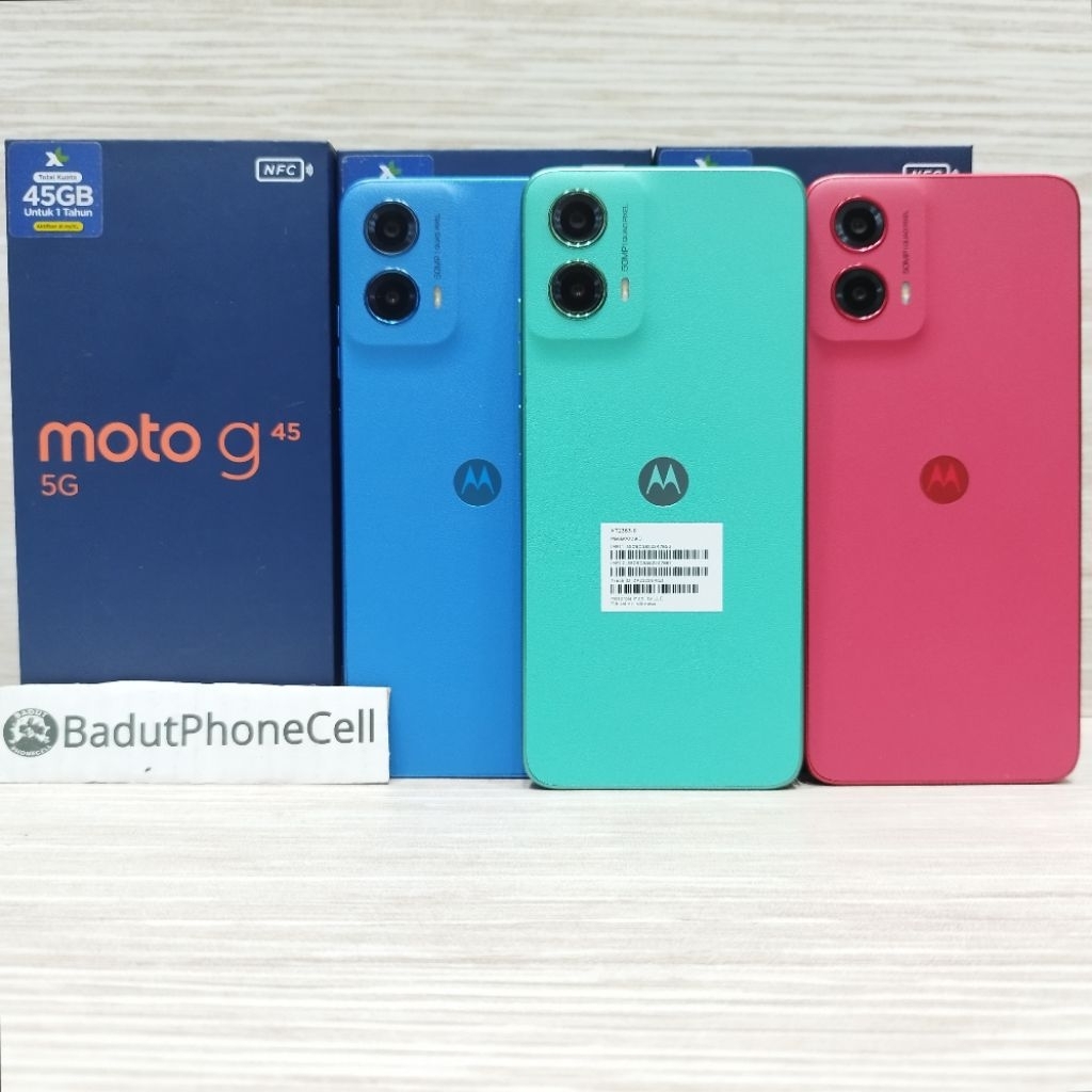 MOTOROLA MOTO G45 5G 8/256GB HANDPHONE SECOND BEKAS FULLSET