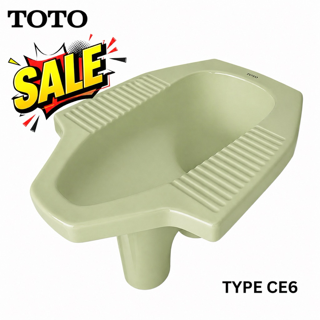 Closet Jongkok Toto Corong CE6 harvest green hijau baru ori