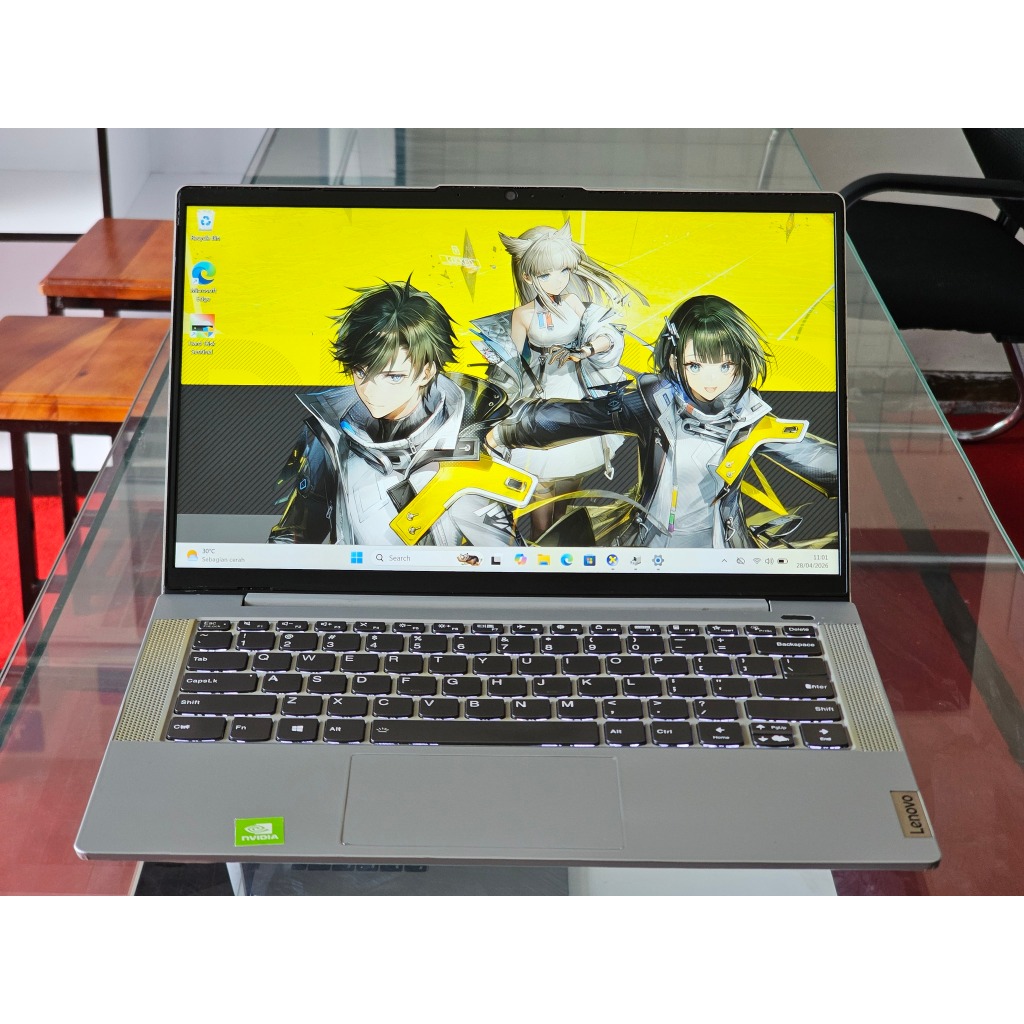 Lenovo ideapad 5 intel Core i7 Gen 11 Ram 16 GB SSD 512 GB Dual Graphic Nvidia MX 450 Slim ringan da