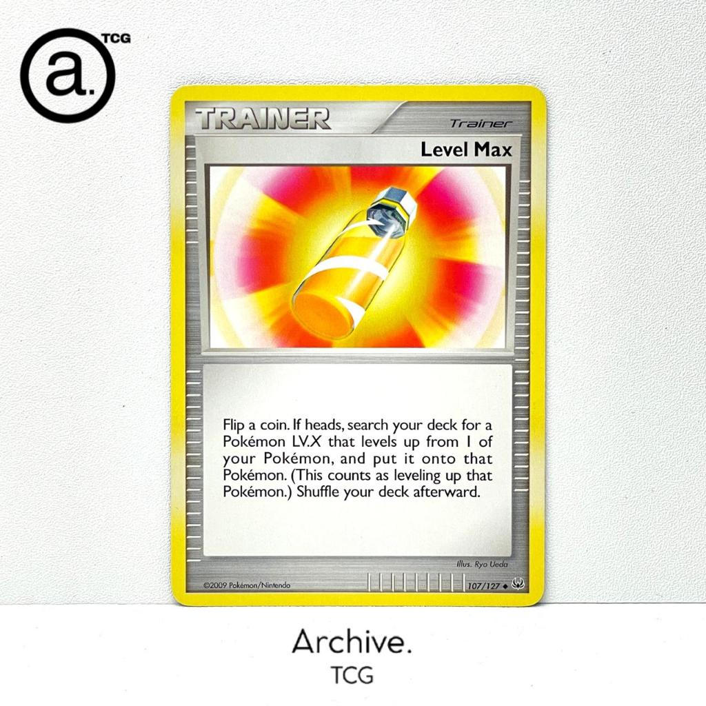 Level Max (107/127) Pokemon Vintage English ~ Platinum