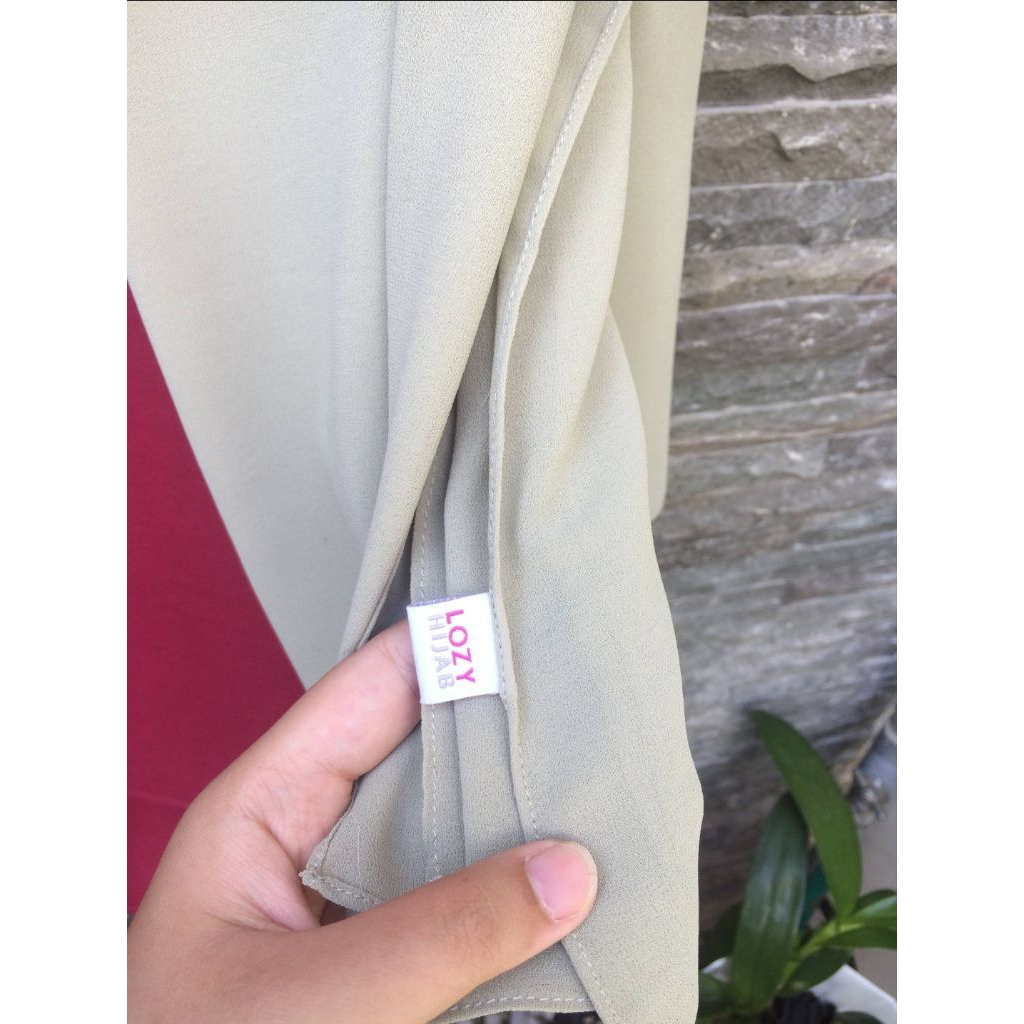 hijab segi empat heaven light & pashmina lozy hijab