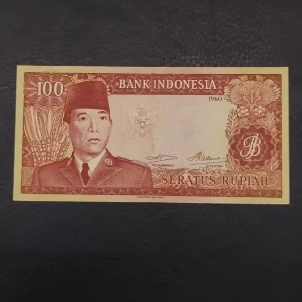 UANG KUNO 100 RUPIAH SUKARNO TAHUN 1960