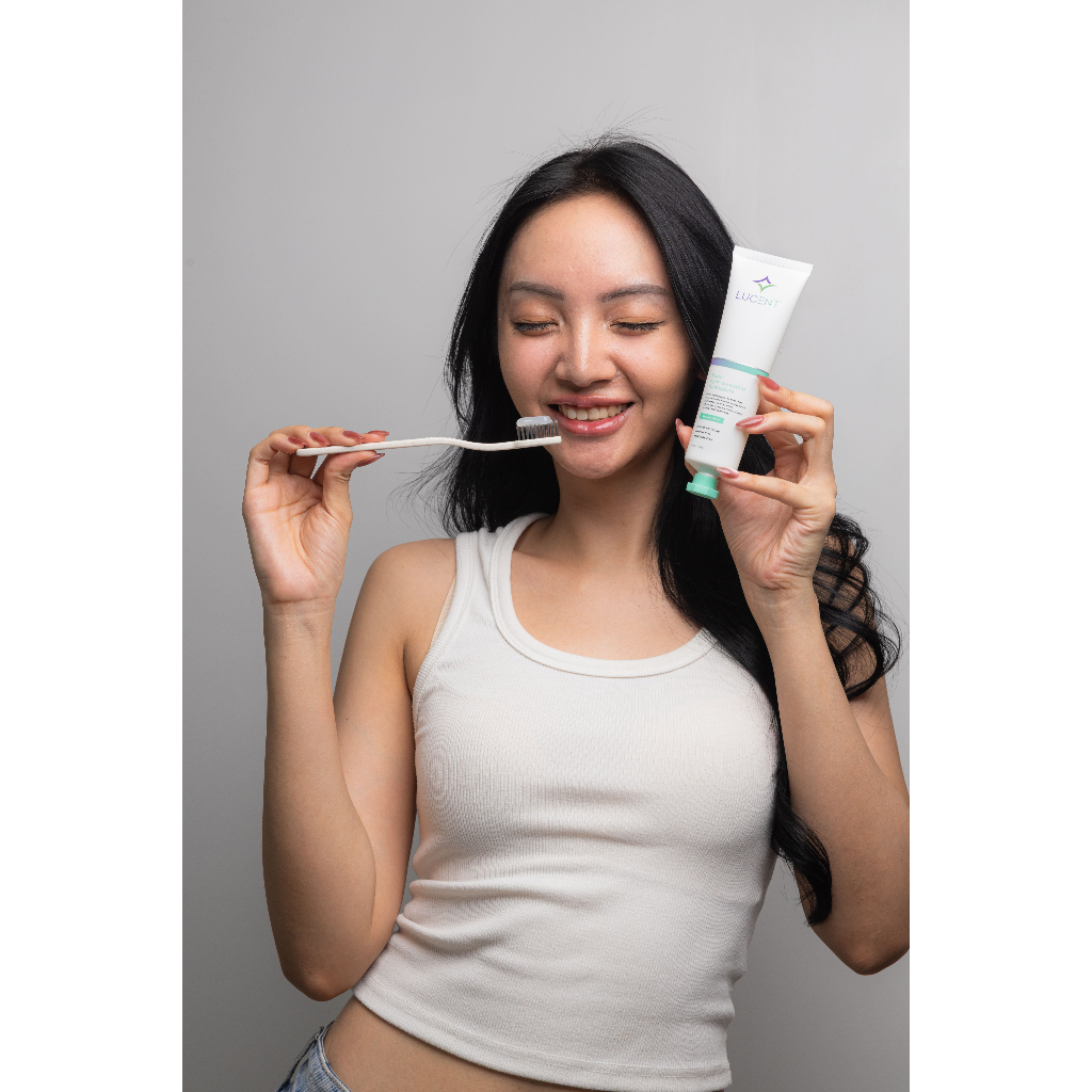 LUCENT Nano Hydroxyapatite Toothpaste Revive Mint 100g | Pasta Gigi Sensitif, Whitening & Enamel Rep