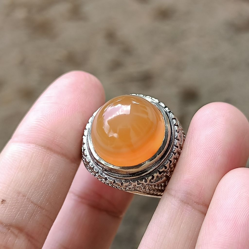 cincin batu akik motif Sulaiman