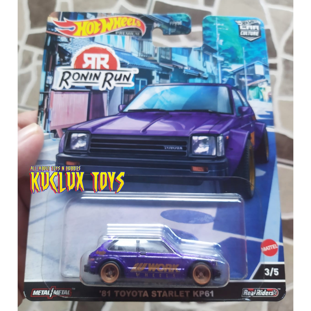 HOT WHEELS 81 TOYOTA STARLET KP61