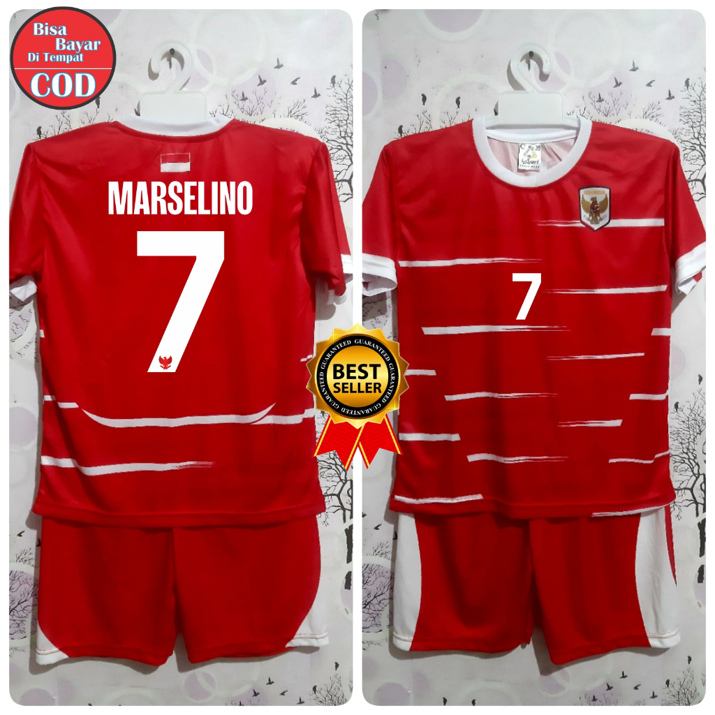 JERSEY MARSELINO NO 7 | JERSEY TIMNAS INDONESIA 2024 | JERSEY MARSELINO JERSEY FUTSAL JERSEY BOLA BA