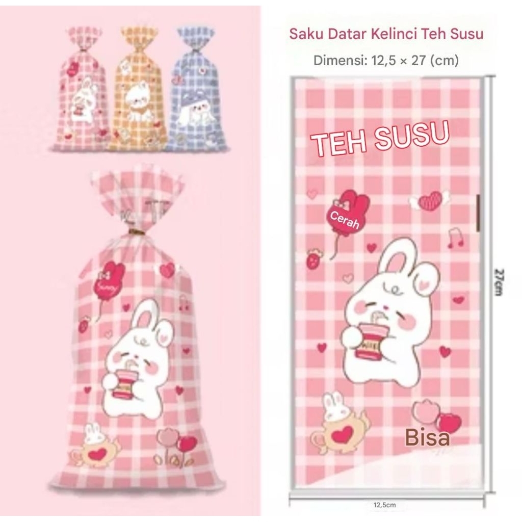 DELUNASHOP DL441A 50pcs Plastick Bingkisan Snack Ulang Tahun Plastik Snack Anak Cowok Cewek Ulang Ta