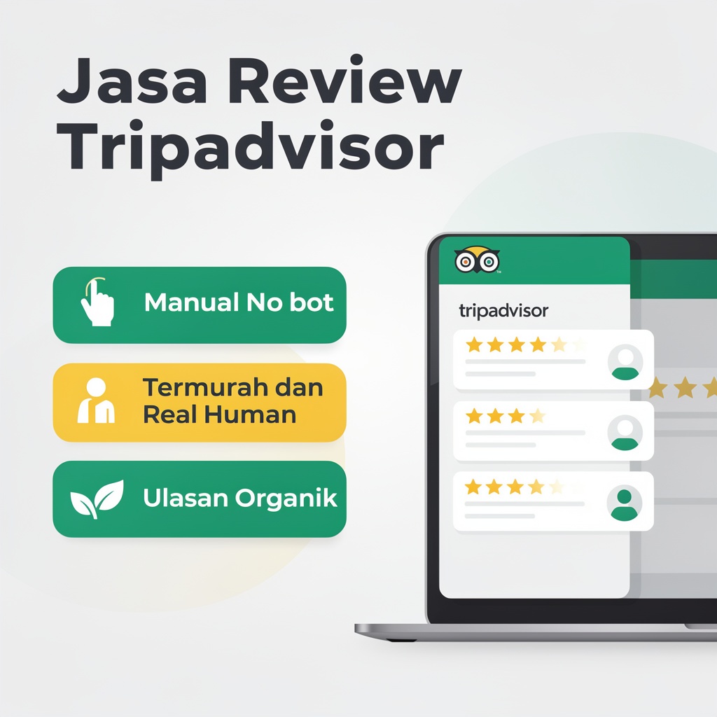 Jasa Rating & Review Tripadvisor | Real Human 100%